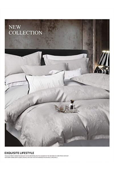 ANATOLIATEKSTILE Finet Premium Bed Linen – Elegant, Modern 4-piece Set, Sheet 250x250