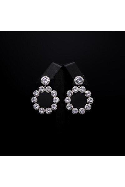 Generic طقم حلق لون فضي اصدار خاص بضمان على اللون FA-ABH-6992/13G