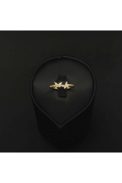 Generic خاتم زركون دقة الماس باصدار خاص لون ذهبي بضمان على اللون ABH-5880-4Y