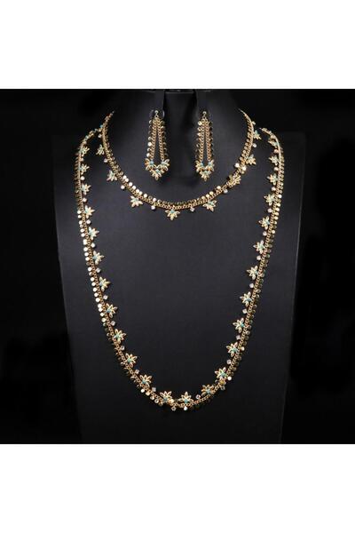 Generic سلسال طويل بحلق اصدار خاص بضمان على اللون ABH-7858-Fa