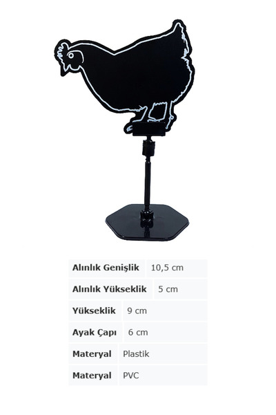 Manken İstanbul 15 قطعة من أقلام الكتابة الصغيرة مع حامل، بطاقات أسعار الدجاج، بطاقات الجزار، بطاقات منضدة الجزار