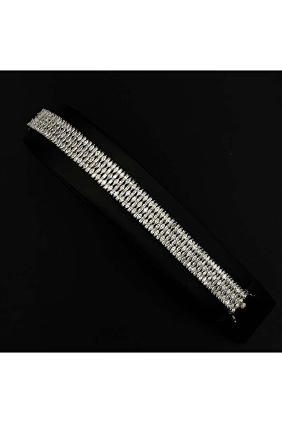 Generic سوارة دقة ألماس زركون بلون فضي إصدار خاص ومميز