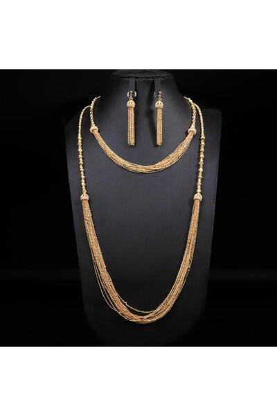 Generic سلسال طويل بحلق اصدار خاص بضمان على اللون ABH-7862