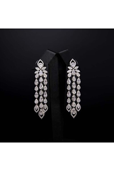 Generic طقم حلق لون فضي اصدار خاص بضمان على اللون S7607/1