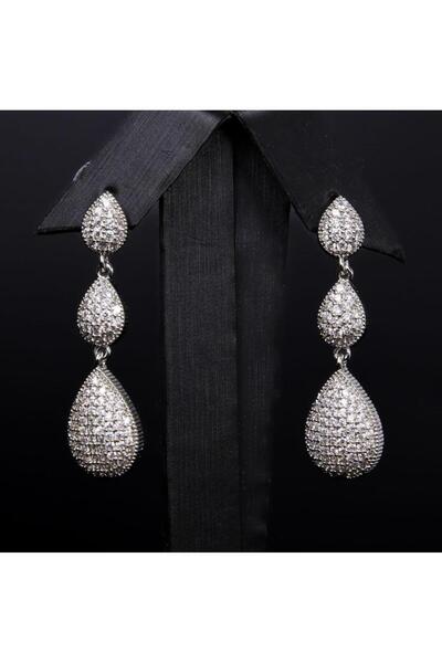 Generic Silver-tone earring set, special edition, color guarantee ABH-6993/8G