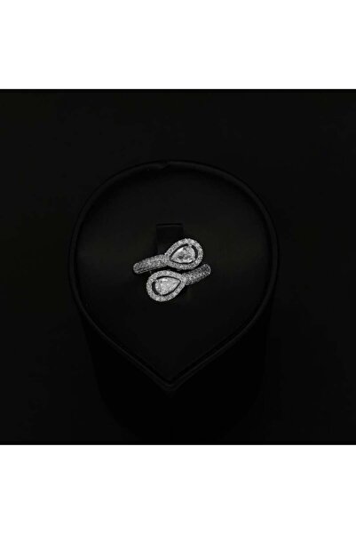 Generic خاتم زركون دقة الماس باصدار خاص لون فضي بضمان على اللون S-7570/6W