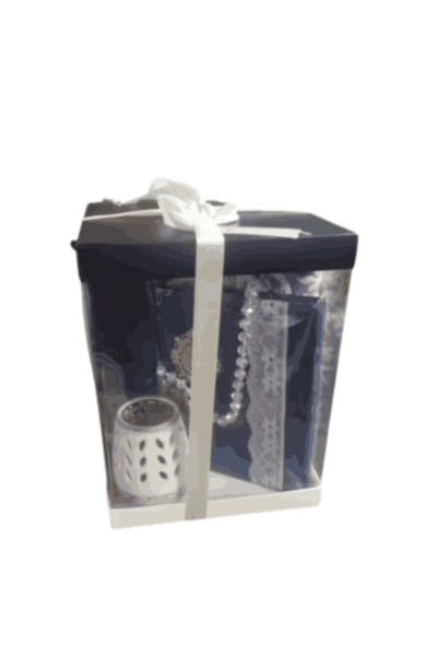 generi 5-piece gift set: padded prayer mat + Quran + zippered prayer sheet + prayer beads + incense burner