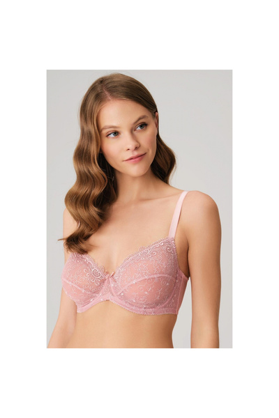 MİRALİVE Underwire Non-Supported Non-Padded Recovery Lace Reducing Bra
