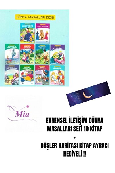 Evrensel İletişim Yayınları EVRENSEL İLETİŞİM DÜNYA MASALLARI SETİ 10 KİTAP +...