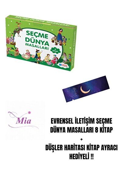 Evrensel İletişim Yayınları EVRENSEL İLETİŞİM SEÇME DÜNYA MASALLARI 8 KİTAP +...