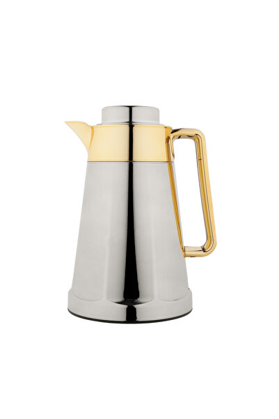 ALSAIF Maya Thermos for Coffee or Tea, Elegant design to suit all tastes,0.75 gold nickel