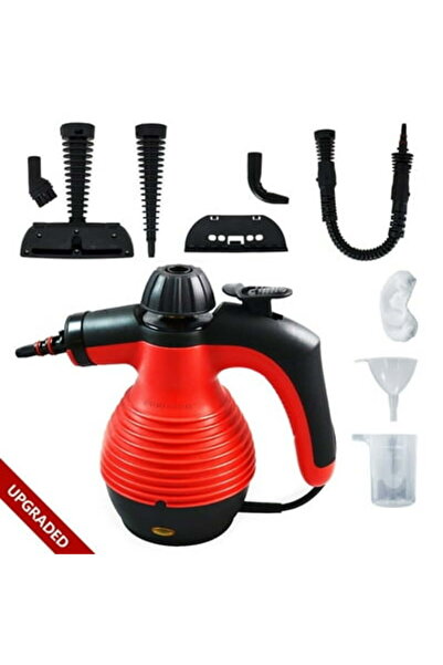 MEWE Handheld Pressurized Steam Cleaner for stain removal, curtains, crevasses with 9 FREE