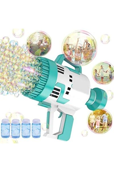 NO BRAND مسدس فقاعات بـ 108 فتحة | متعة الفقاعات المثالية لصيف ممتع | صانع فقاعات عالي الإنتاج.