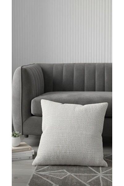 Vera 2'li Dokuma Düz Kırlent Kılıfı