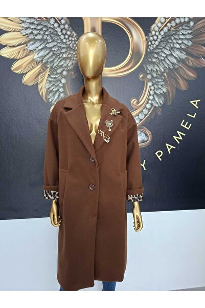 OEM CASSANDRE BRICK COAT - BROWN, ONE SIZE