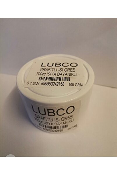 LUBCO Grafitli Nano Premiyum Gres 700cc Isıda Damlamaz Akmaz 100 grm