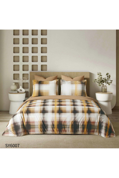 lumixauto Double Bed Linen Set 6 Pieces