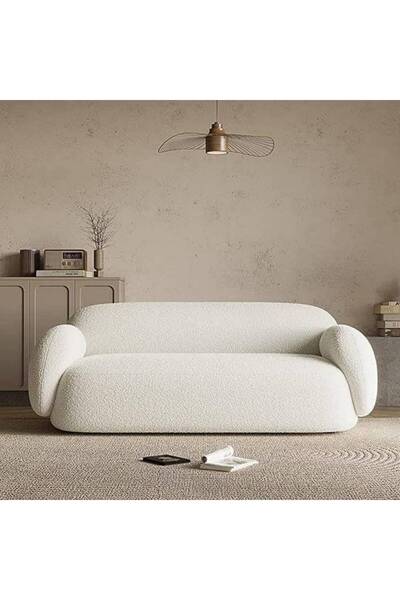lamsat baity Cream Sofa Fabric
