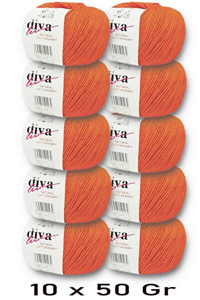 Diva İplik Premium Amigurumi Ipi Punch (Panç) Baby Soft Cotton 500 Gr (Pack o...