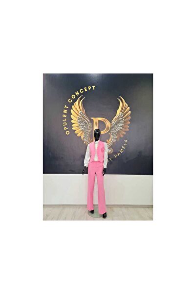 OEM PINK SUIT FLOWER VEST 1 - PINK, 42