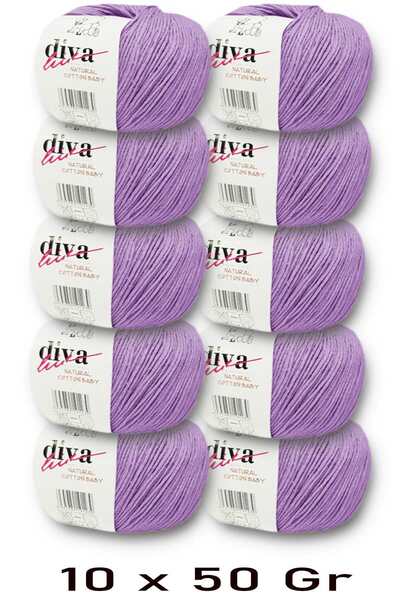 Diva İplik Premium Amigurumi Ipi Punch (Panç) Bebe Soft Cotton 500 Gr (Pack o...