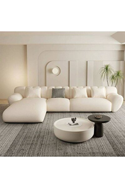 lamsat baity Sugar Red Corner Sofa Model 'Breeq' Size 310×180