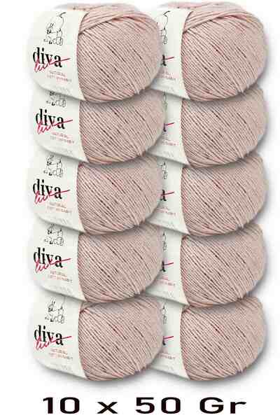 Diva İplik Premium Amigurumi Ipi Punch (PANÇ) Bebe Soft Cotton 500 gr (10 lu ...