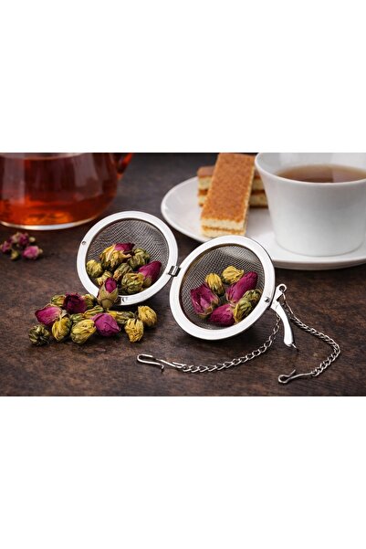 obrigado Stainless Steel Ball Tea Strainer |   Fine Pore Metal Tea Filter for Herbal Tea and Green Tea