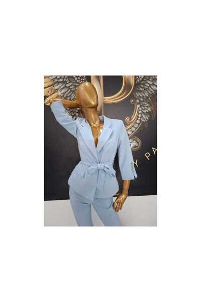 OEM BABY SUIT WITH NOSES ON THE SLEEVES AND PANTS - BABY-BLUE, 40