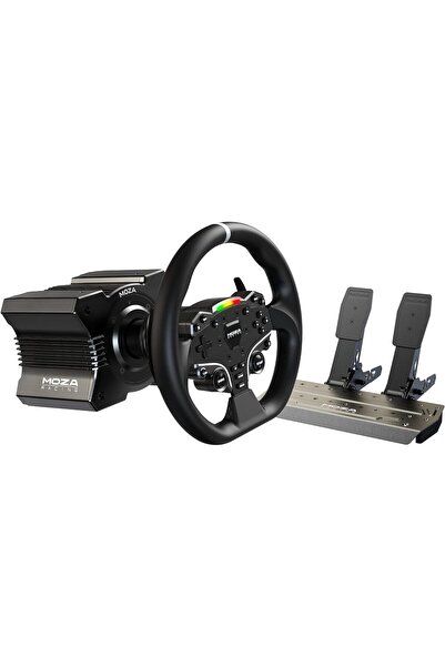 Moza Racing MOZA R5 Direct Drive Hankon Pedal Bundle