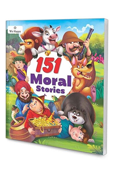 WE HAPPY كتاب 151 قصة أخلاقية - لعبة تعليمية وإبداعية