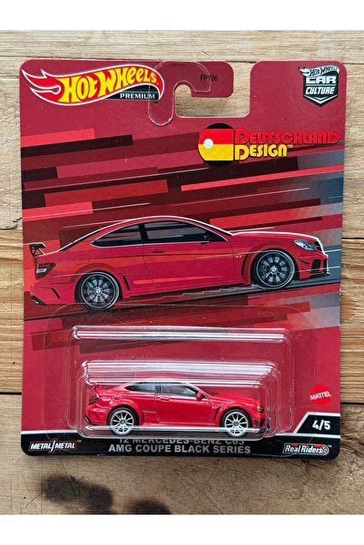 HOT WHEELS Car Culture Arabalar '12 Mercedes Benz C63 AMG Coupe Black