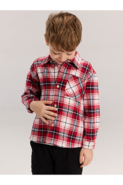 LC Waikiki Plaid Long Sleeve Boys' Shirt