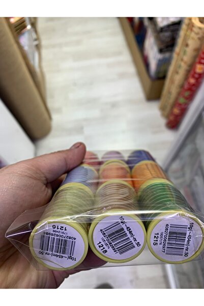 Anchor Çapa Pamuk Makine ipi No:50 Degrade Karışık 9 Adet Set 10 Gram