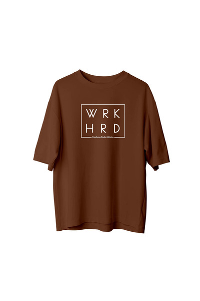 CANDLEMASTORE Work Hard - Oversized T-Shirt