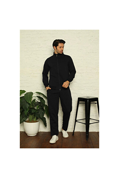 Narnuga Mi̇ray- Men's Tracksuit Set Navy Blue