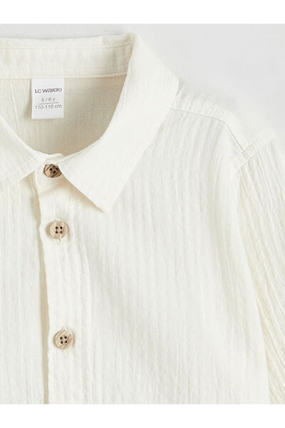 LC Waikiki Textured Boys' Shirt