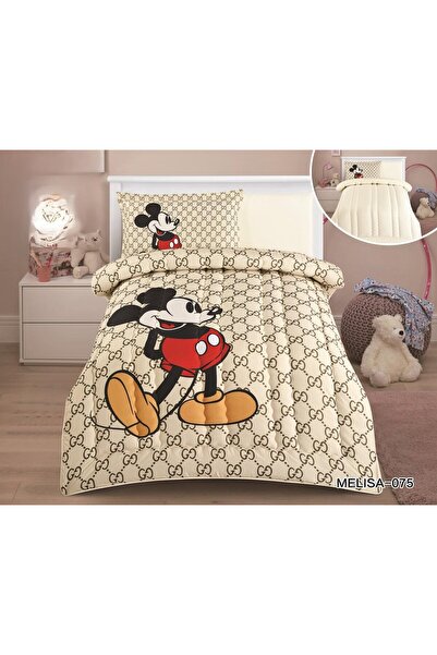 NAJMA Microfiber baby mattress with full filling and modern designs for children, 170x230