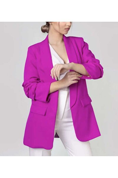 OEM DRAWN SLEEVED JACKET - MAGENTA, ONE SIZE