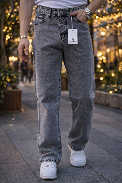 More Gri Erkek Baggy Pantolon