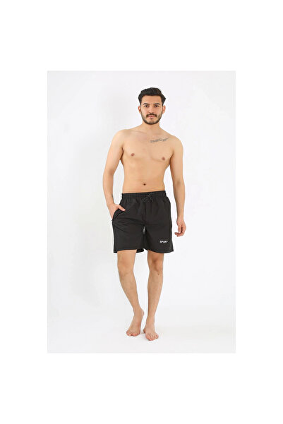 Narnuga Mi̇ray- Men's Black Swim Shorts