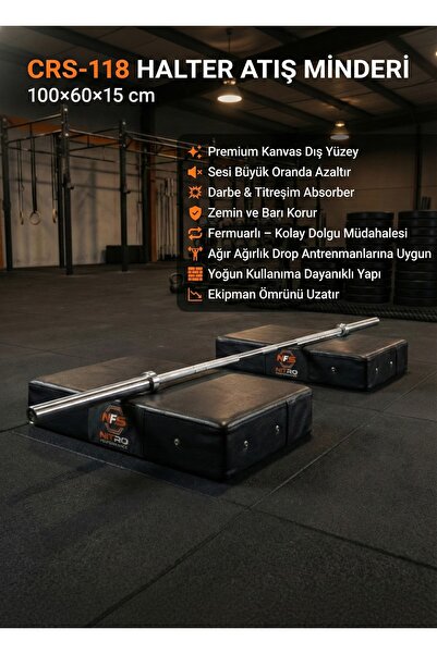 assa spor Halter Atış Minder Seti Fitness Ekipmanı Profesyonel
