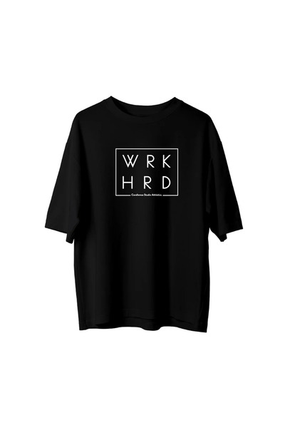 CANDLEMASTORE Work Hard - Oversized T-Shirt