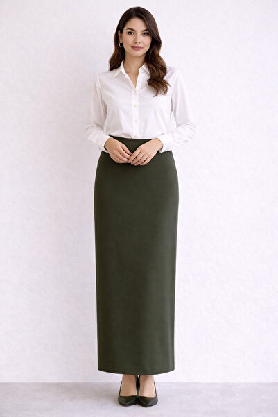 Kayra Garni Long Pencil Skirt Length 92 cm