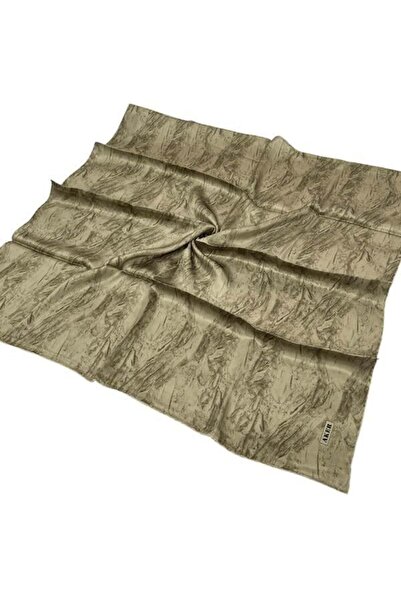 Aker Μεταξωτό Φουλάρι - 8924713-962 Χρυσό Τουίλ