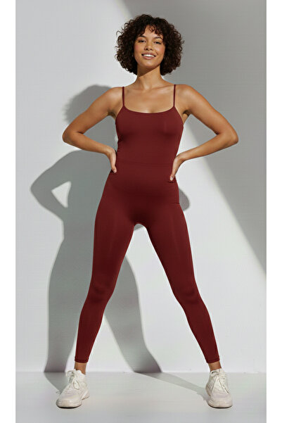 Nai baby Women's Tight-Fitting Long Leggings Jumpsuit with Lycra Straps