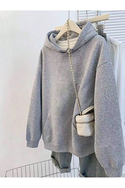 rocassi 3-İPLİK Unisex Ov oversized a με κουκούλα φούτερ