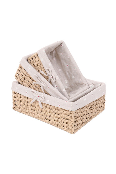 MADAM سلال تخزين وتنظيم أنيقة وعملية مكونة من 3 قطع