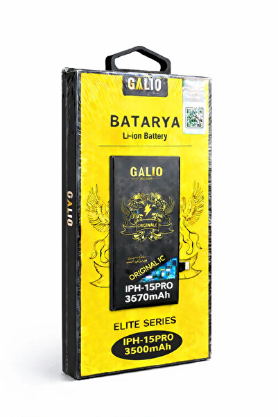 EİMA GALIO Elite Series iPhone 15 Pro Uyumlu Batarya 3500mAh Li-Ion Orijinal IC