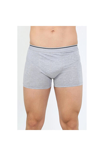 Narnuga Mi̇ray- Men's Cotton L Stretch Fabric Boxer Gray